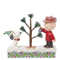 Enesco Peanuts Snoopy & Charlie Brown Tree Figurine (14cm)