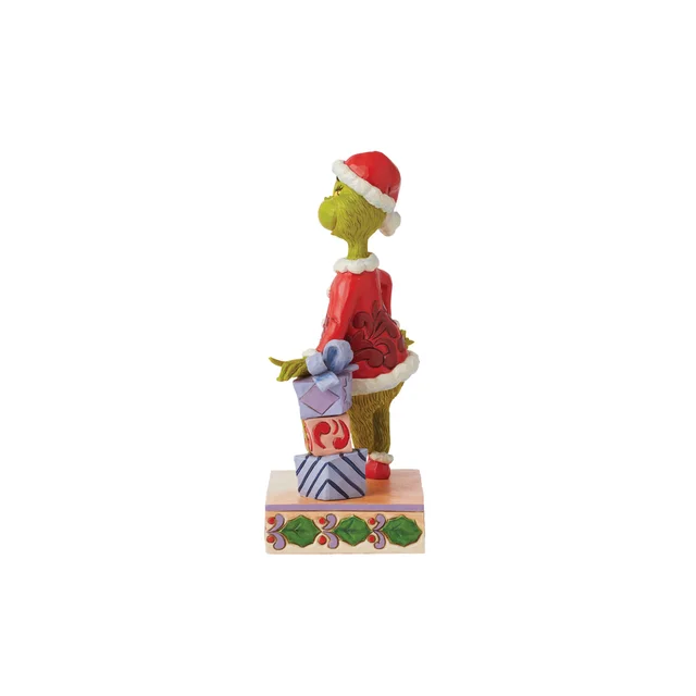 Enesco Grinch Leaning on Gifts Figurine (20.5cm)