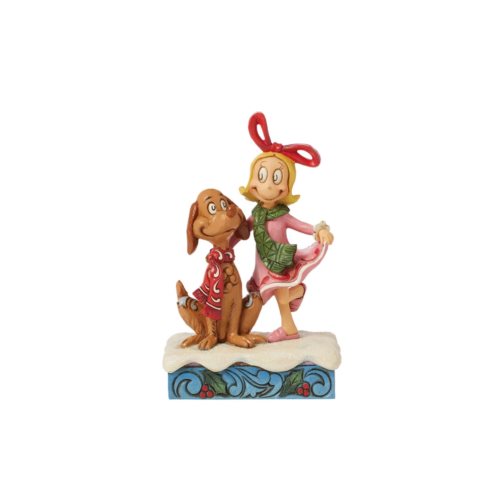 Enesco Grinch Cindy Lou & Max Figurine (14.5cm) Image 1