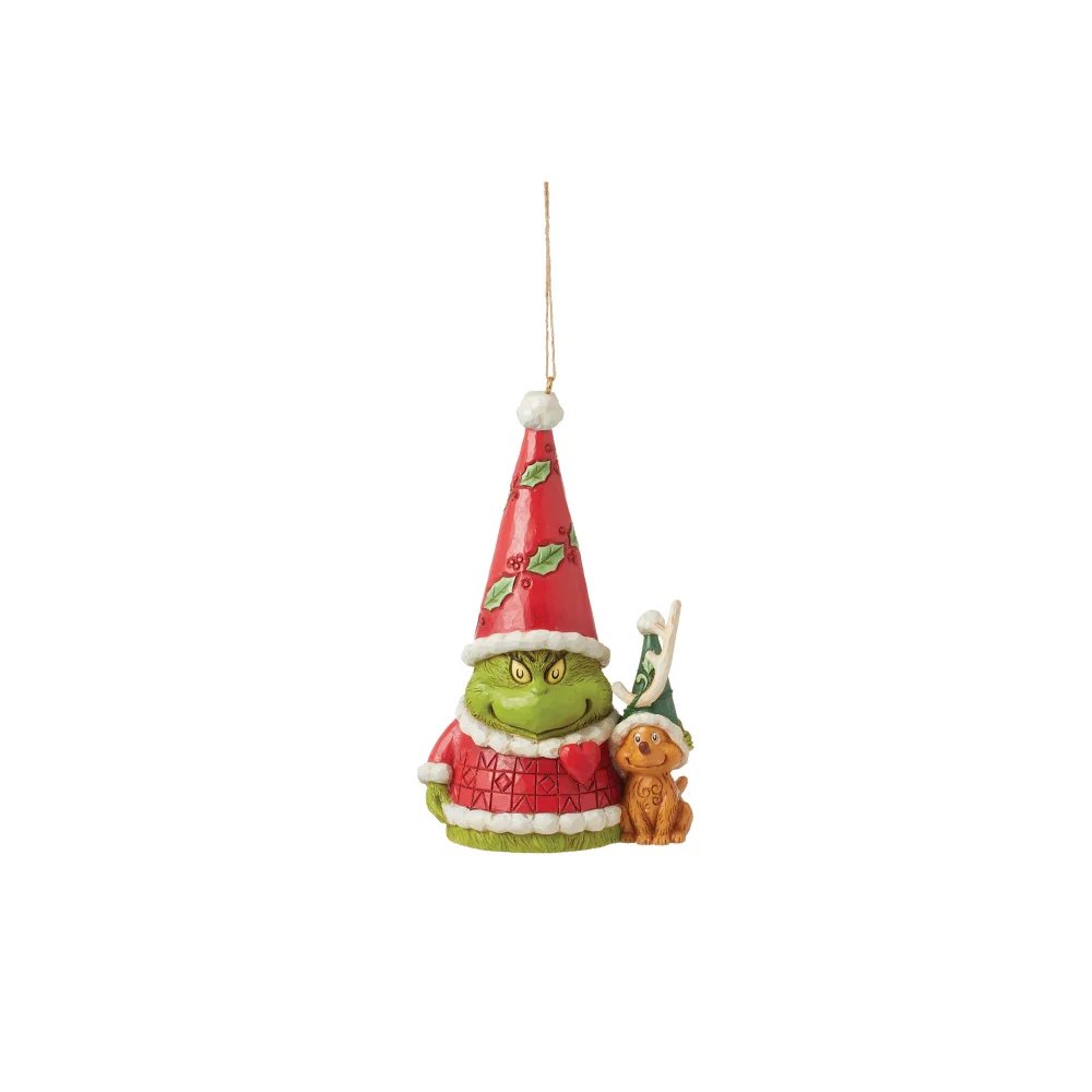 Enesco Grinch Gnome with Max Hanging Ornament Image 1