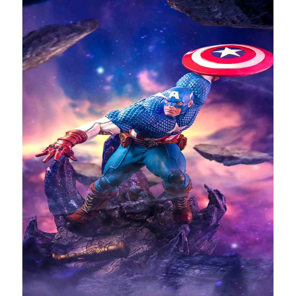 Iron Studios Marvel Captain America Deluxe Art Scale 1/10 Limited Edition Statue & Diorama Image 1