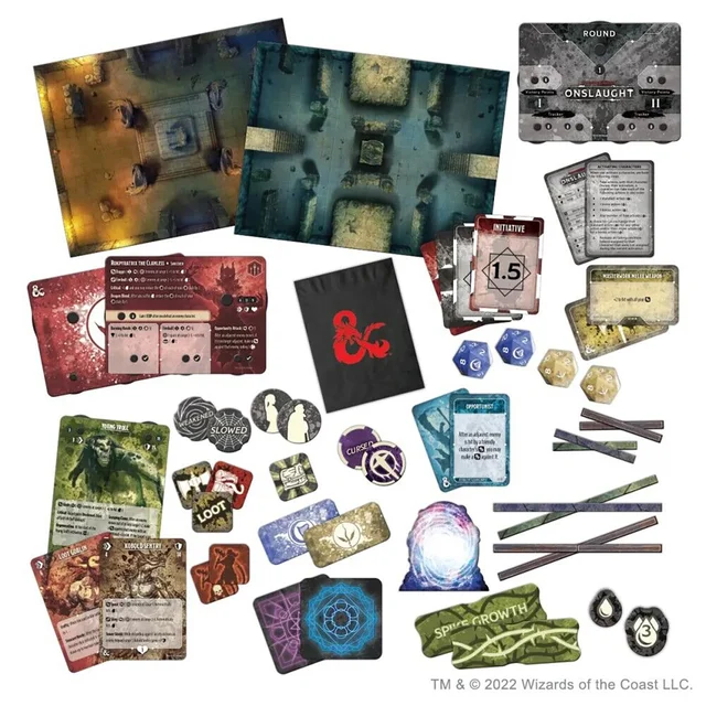 Dungeons & Dragons Onslaught Core Miniatures Board Game (2 Player Game)