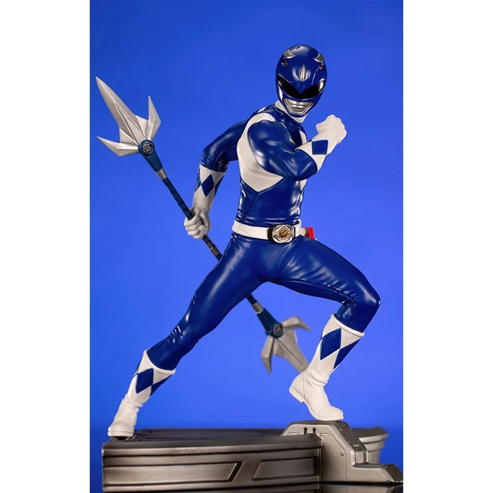 Iron Studios Blue Ranger BDS Mighty Morphin Power Rangers Art Scale 1/10 Collectible Statue (16cm) Image 1