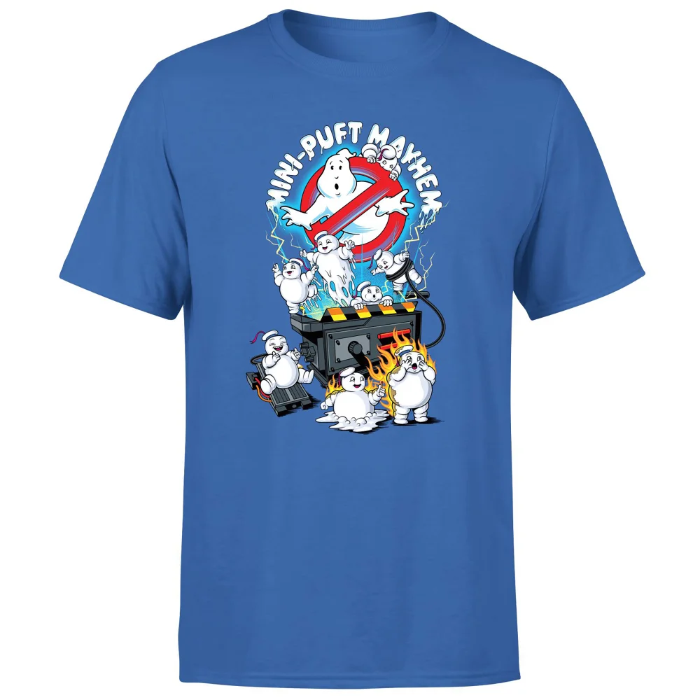 Ghostbusters Mini-Puft Mayhem Men's T-Shirt - Blue - S Image 1