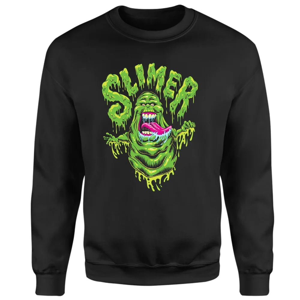 Ghostbusters Slimer Sweatshirt - Black - XS Image 1