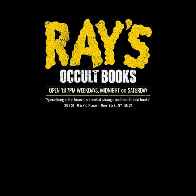 Ghostbusters Ray's Occult Books Men's T-Shirt - Black