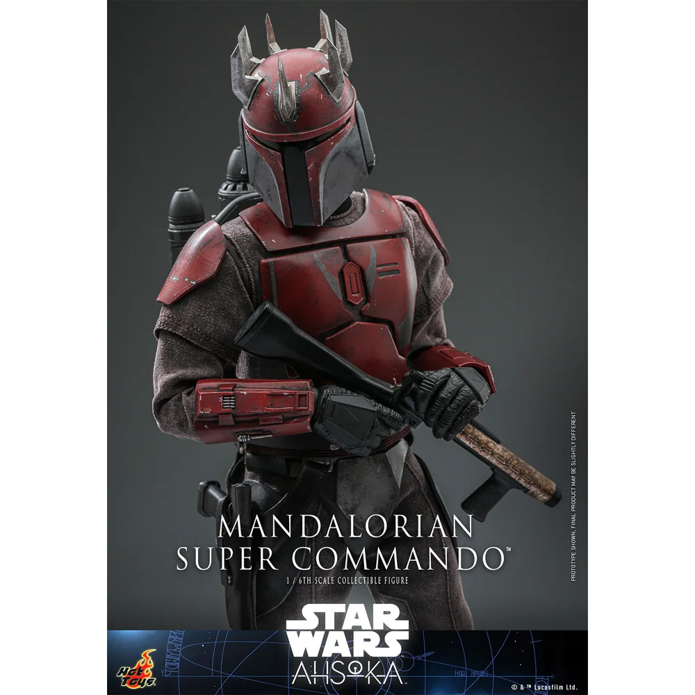 Hot Toys Star Wars Mandalorian Super Commando 1:6 Scale Collectible Statue Image 1