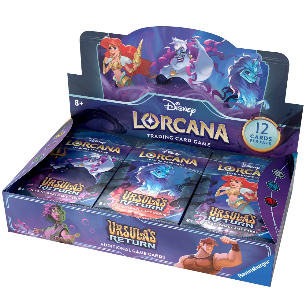 Disney Lorcana Trading Card Game Ursula's Return Booster Packs CDU (24 Packs) Image 1
