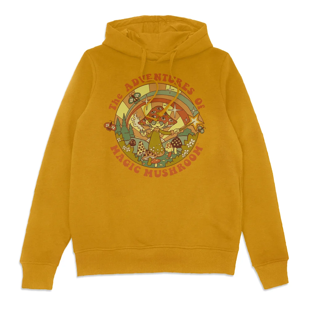 Steven Rhodes The Adventures Of Magic Mushroom Hoodie - Mustard - L Image 1