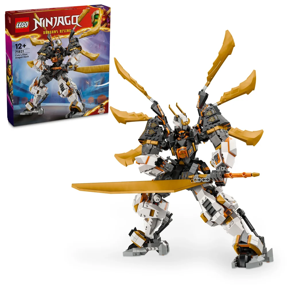 LEGO NINJAGO Cole’s Titan Dragon Mech Adventure Toy 71821 Image 1