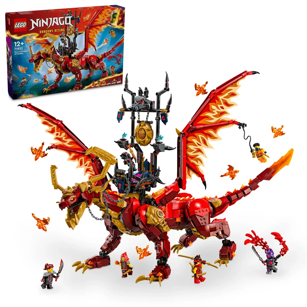 LEGO NINJAGO Source Dragon of Motion Figure, Ninja Toy 71822 Image 1