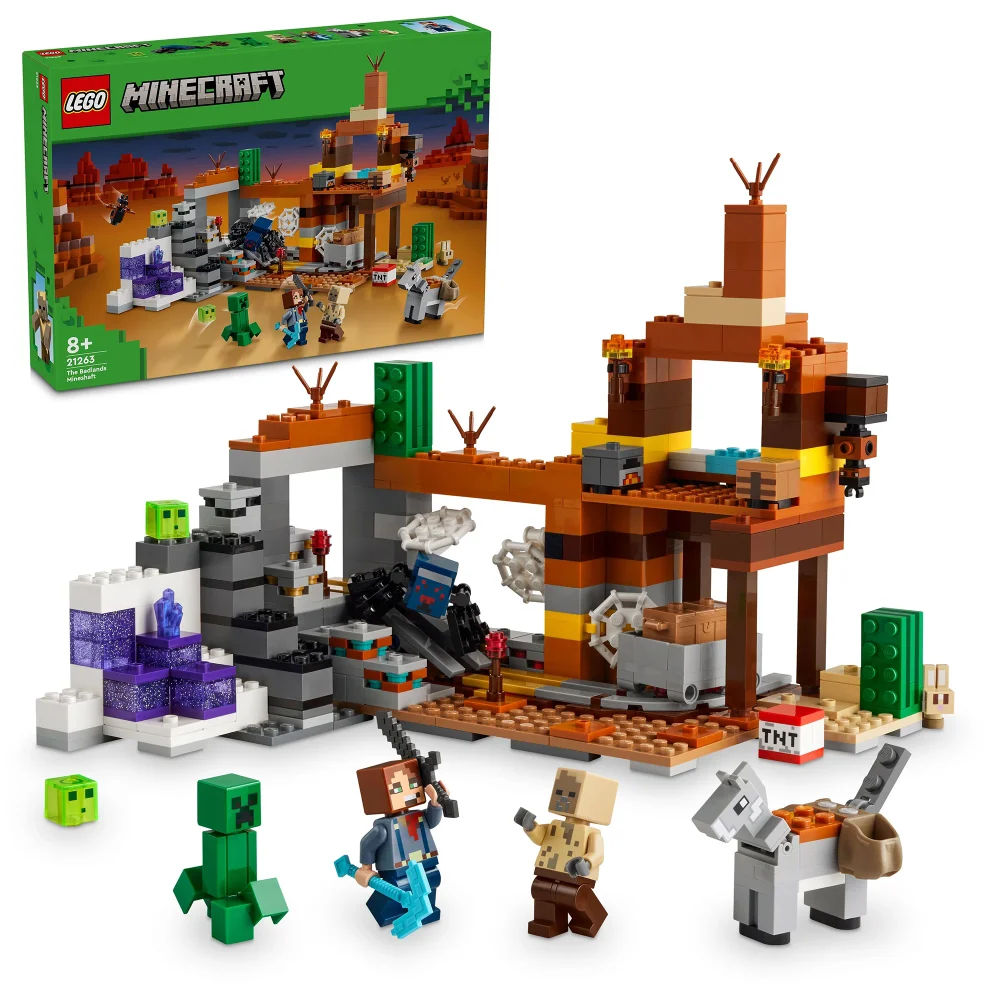 LEGO Minecraft The Badlands Mineshaft Video-Game Toy 21263 Image 1