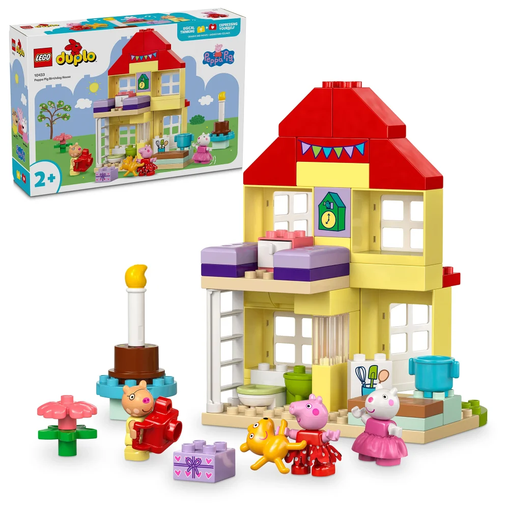 LEGO DUPLO Peppa Pig Birthday House Toy for Toddlers 10433 Image 1