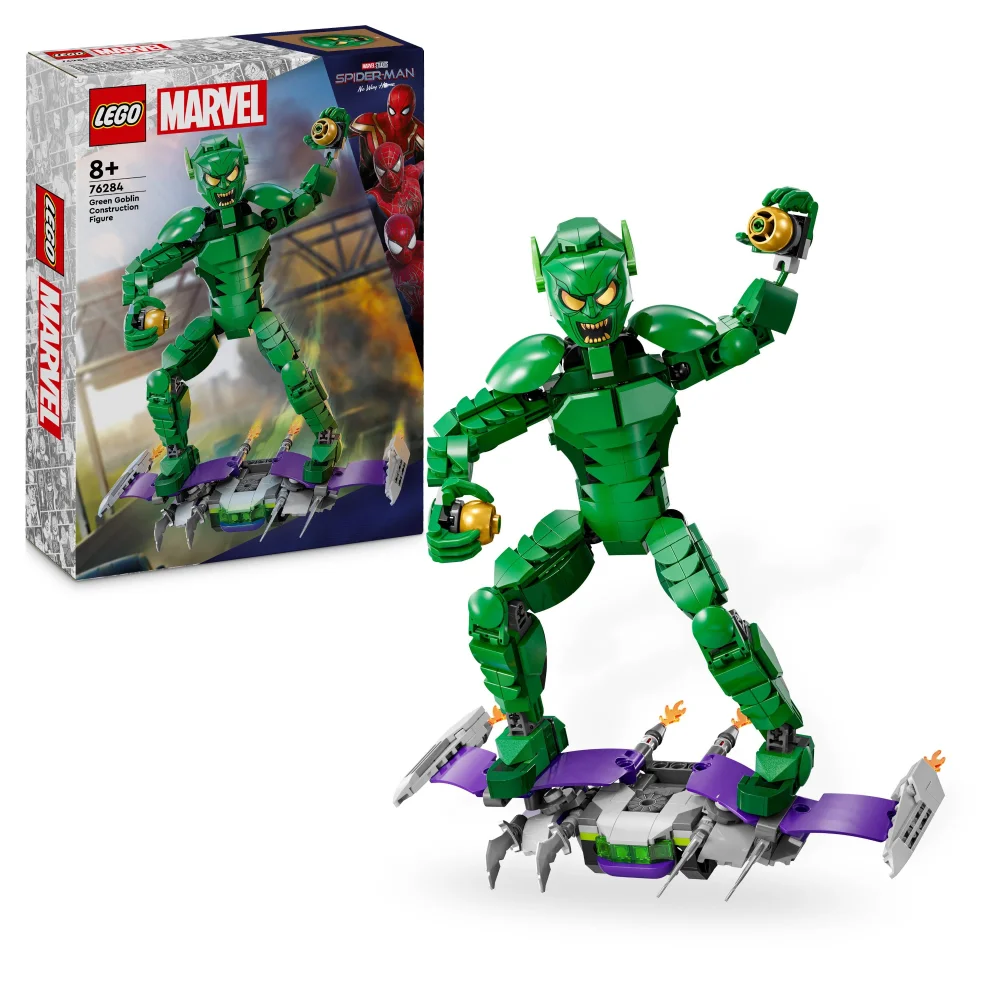 LEGO Marvel Green Goblin Construction Figure Movie Set 76284 Image 1