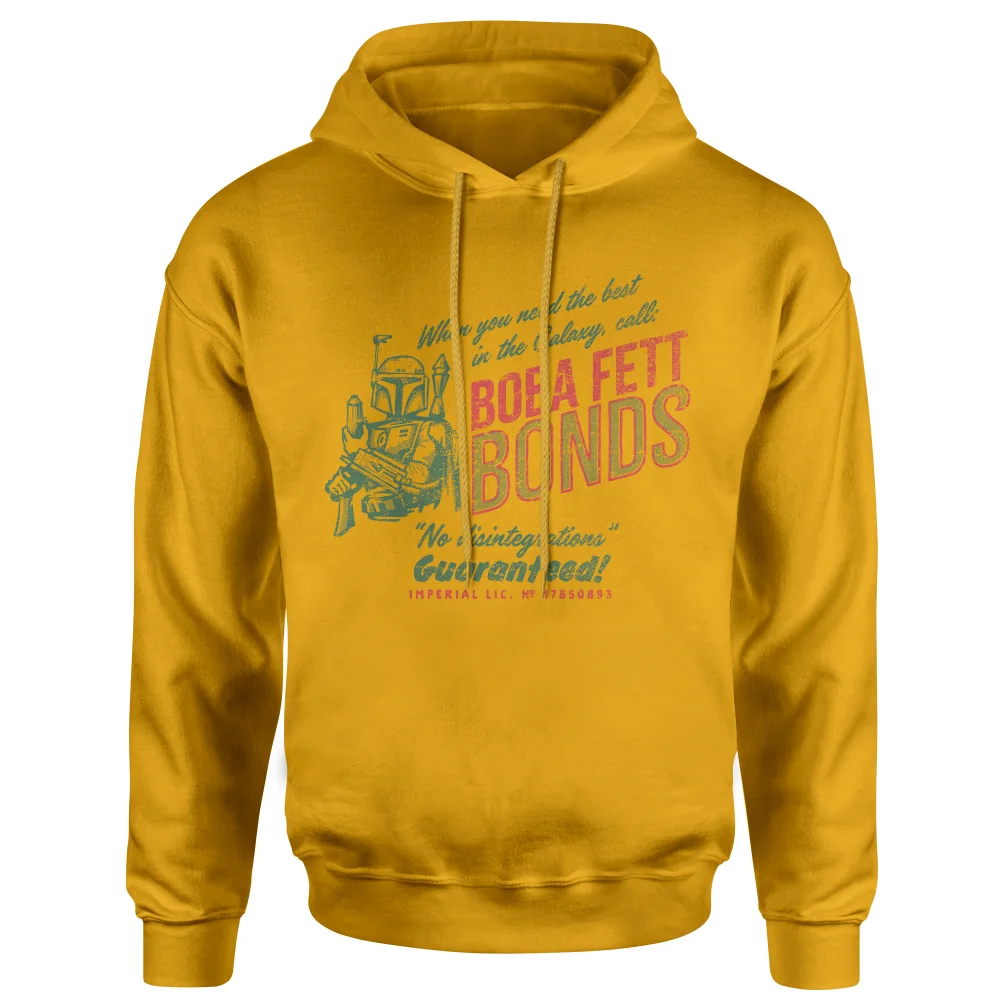 Star Wars Boba Fett Bonds Hoodie - Mustard - S Image 1
