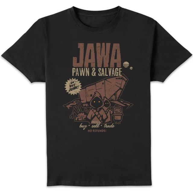 Star Wars Jawa Pawn And Salvage Unisex T-Shirt - Black
