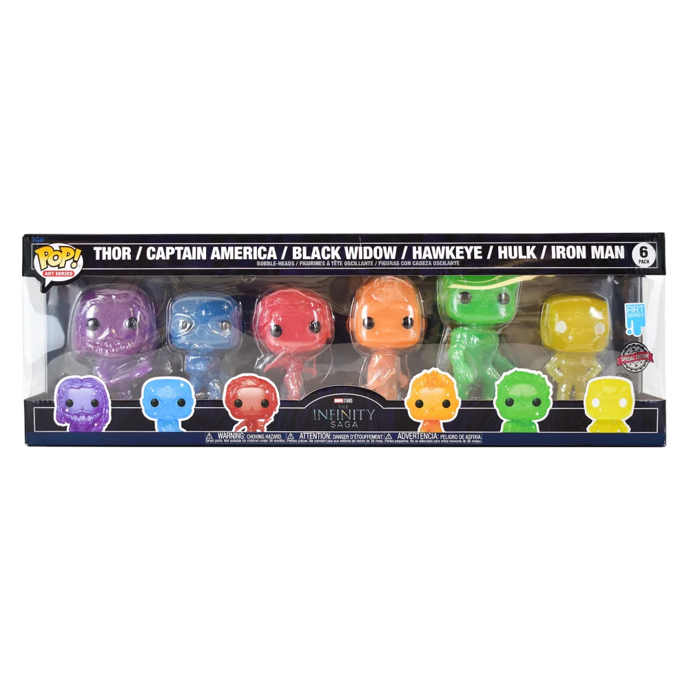 Funko POP Artist Series Infinity Saga 6PK Avengers w/B - SP Edition Image 1