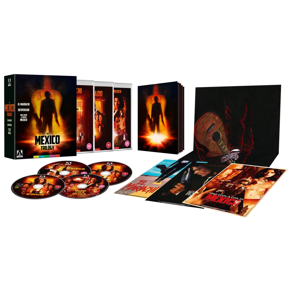 The Mexico Trilogy: El Mariachi, Desperado & Once Upon a Time in Mexico Limited Edition 4K UHD + Blu-ray Image 1