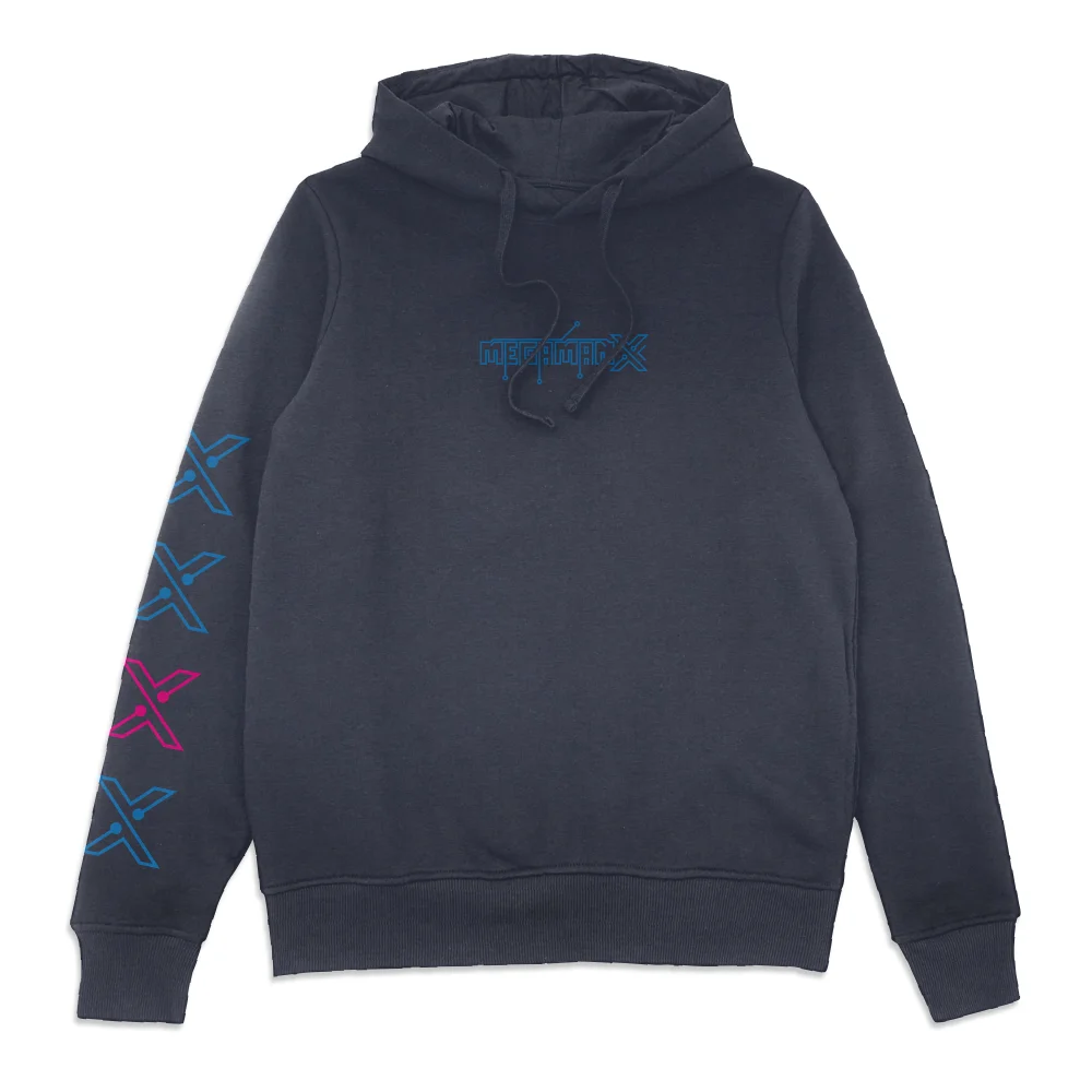 Mega Man X Hoodie - Navy - M Image 1