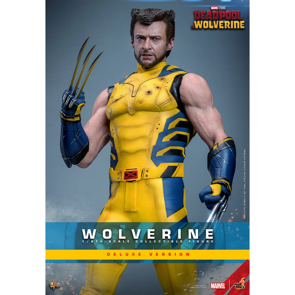 Hot Toys Marvel Deadpool & Wolverine - Deluxe Wolverine 1:6 Scale Action Figure Image 1