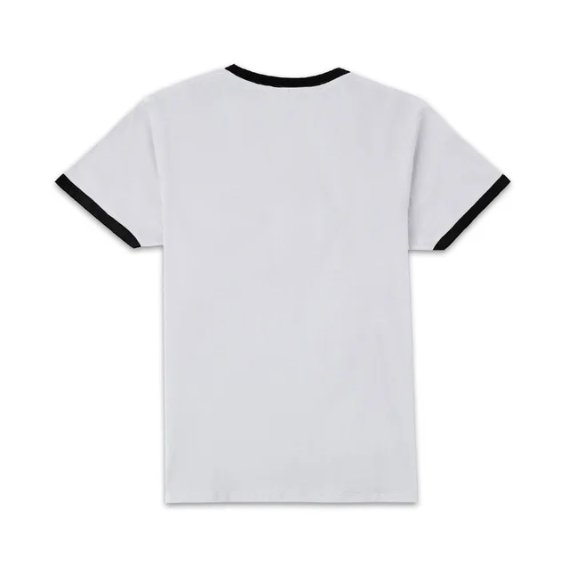 Ghostbusters Vintage Advert Unisex Ringer T-Shirt - White/Black