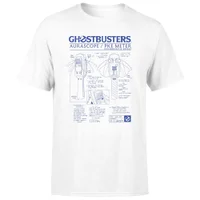 Ghostbusters PKE Schematic Unisex T-Shirt - White