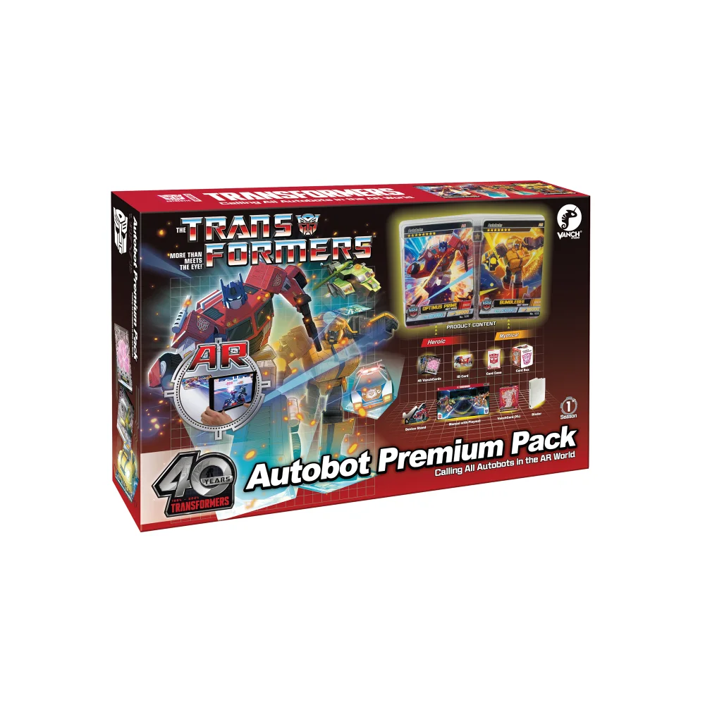 VanchCard Transformers Season 1 AR Trading Cards Autobot Box Image 1