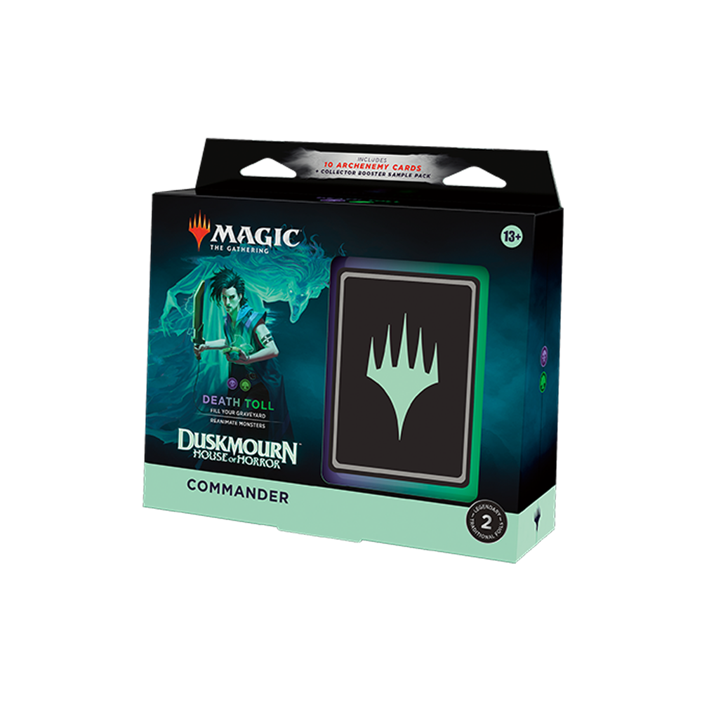 Magic: The Gathering TCG Duskmourn Death Toll Commander Deck Image 1