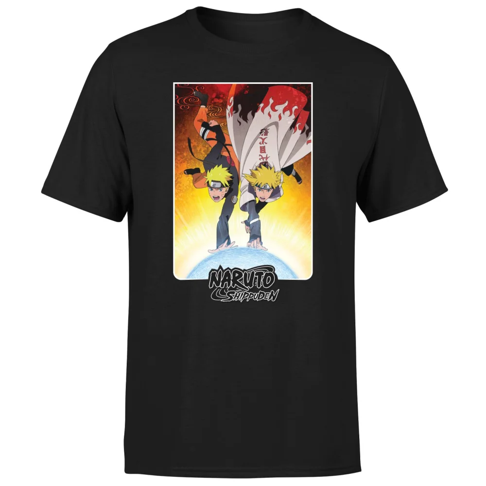 Naruto Fight Unisex T-Shirt - Black - L Image 1