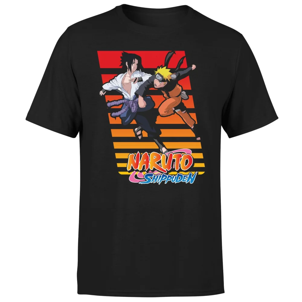 Naruto Fight Unisex T-Shirt - Black - XXL Image 1