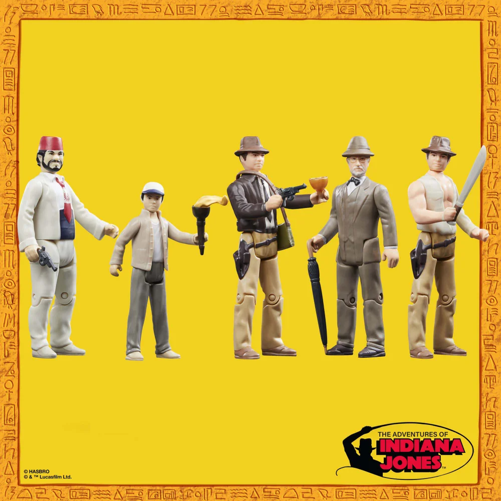 Hasbro 5-Pack Kenner Indiana Jones Action Figures - Wave 2 Image 1