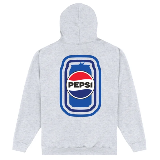 Pepsi Co. Text Logo Hoodie - Grey