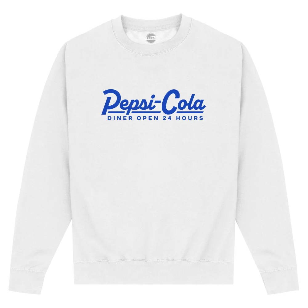Pepsi Co. Ice Cold Pepsi Served Here! Sweatshirt - White - S Image 1