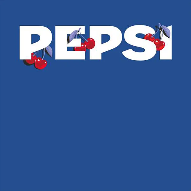 Pepsi Co. Cherry Men's T-Shirt - Blue