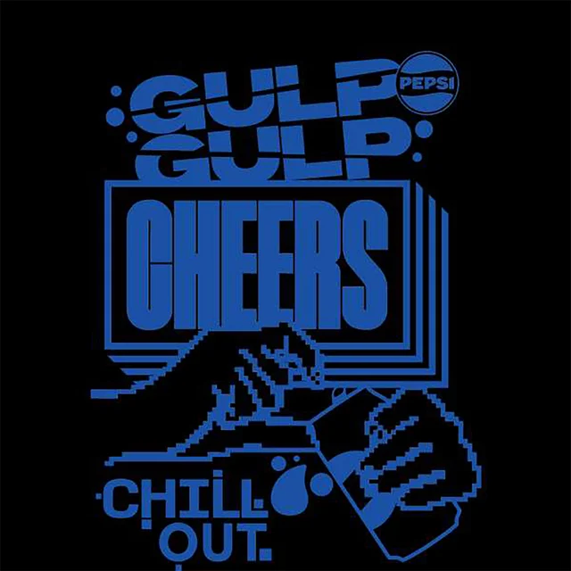 Pepsi Co. Cheers! Men's T-Shirt - Black