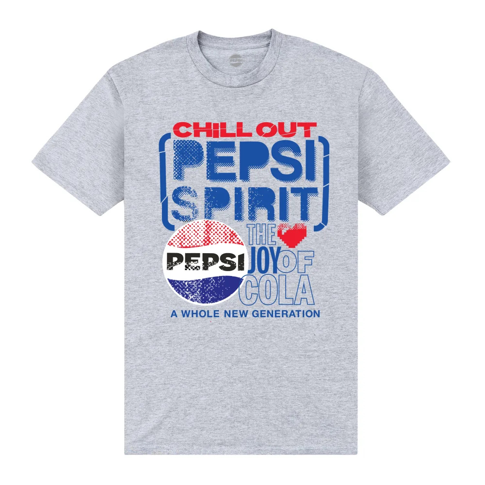 Pepsi Co. The Joy Of Cola Men's T-Shirt - Grey - XXL Image 1