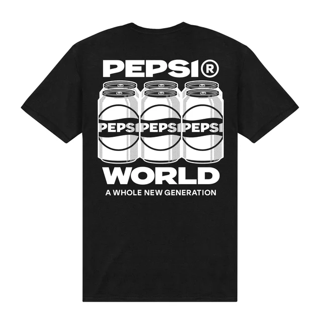 Pepsi Co. World Men's T-Shirt - Black