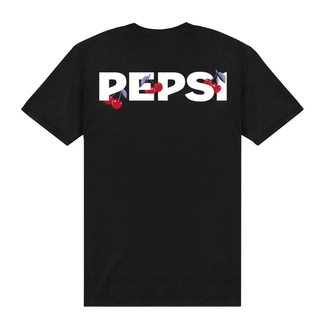 Pepsi Co. Logo Men's T-Shirt - Black