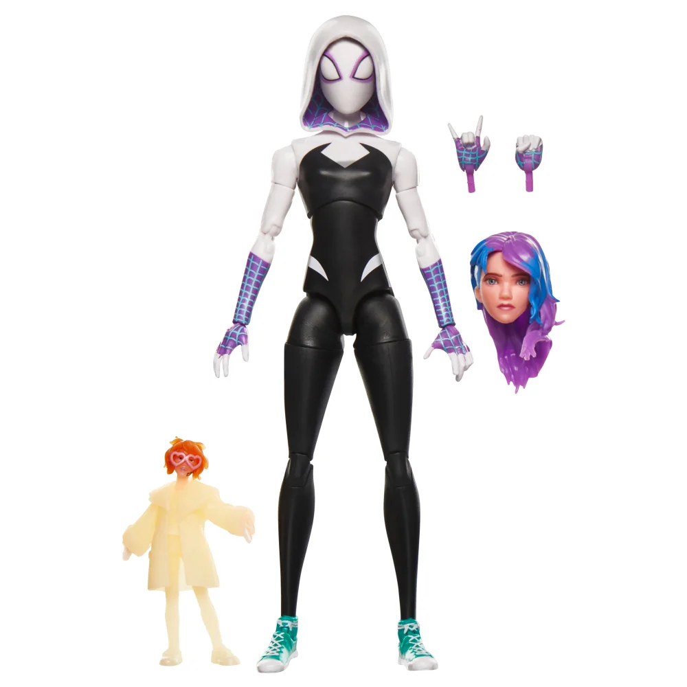 Hasbro Marvel Legends Series Spider-Gwen, Spider-Man: Across the Spider-Verse Collectible Action Figure (6”) Image 1