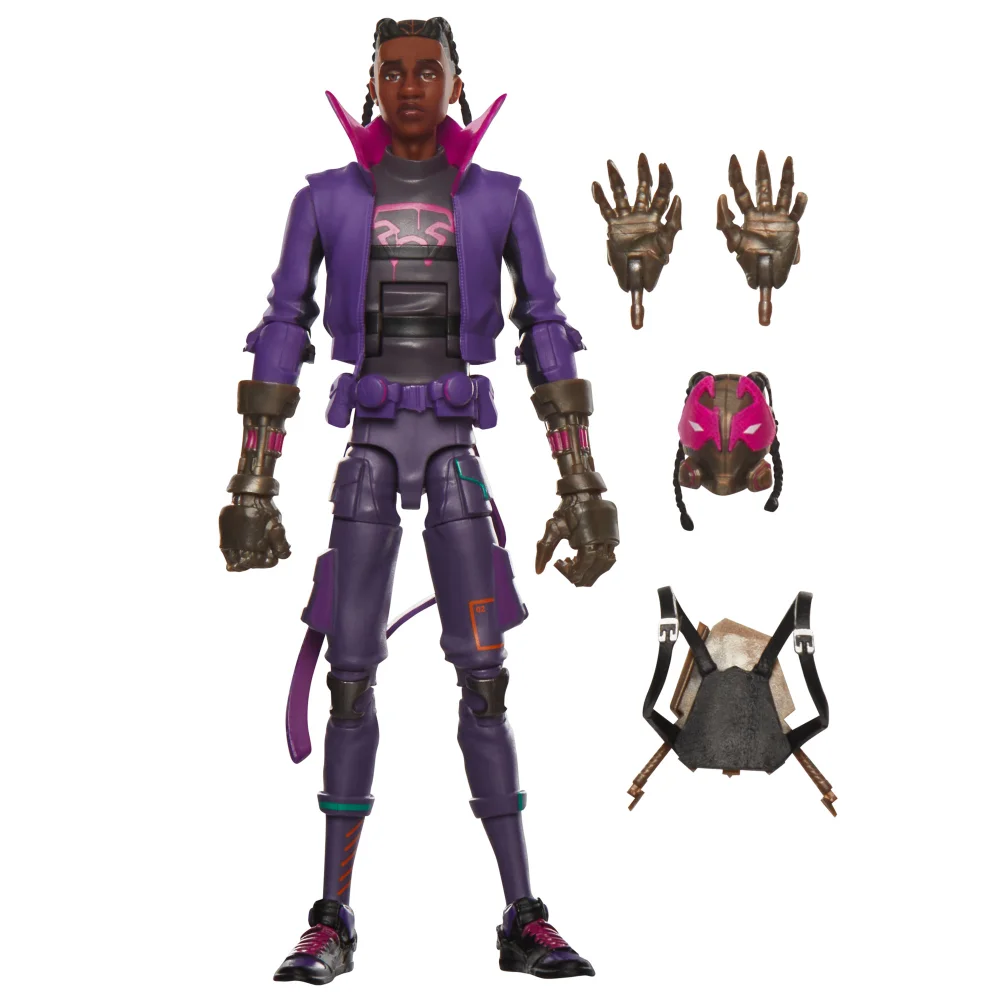 Hasbro Marvel Legends Series Miles G. Morales, Spider-Man: Across the Spider-Verse Collectible Action Figure (6”) Image 1