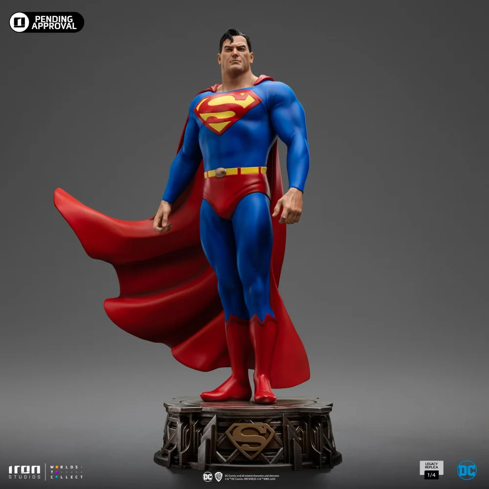 Iron Studios DC Comics Superman DC Trinity Legacy Replica 1/4 Scale Statue Image 1