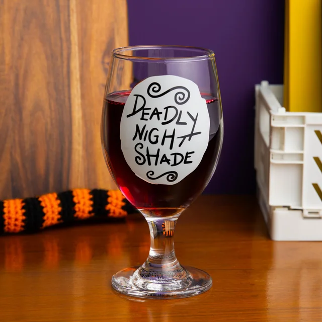 Nightmare Before Christmas Glow in the Dark Glass