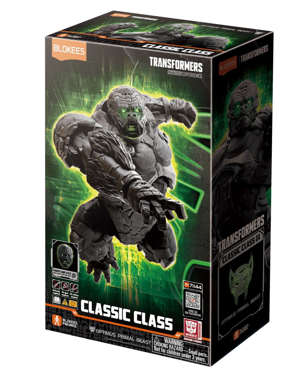 Blokees Figures Transformers Classic Class 04 Optimus Primal Beast Action Figure Image 1
