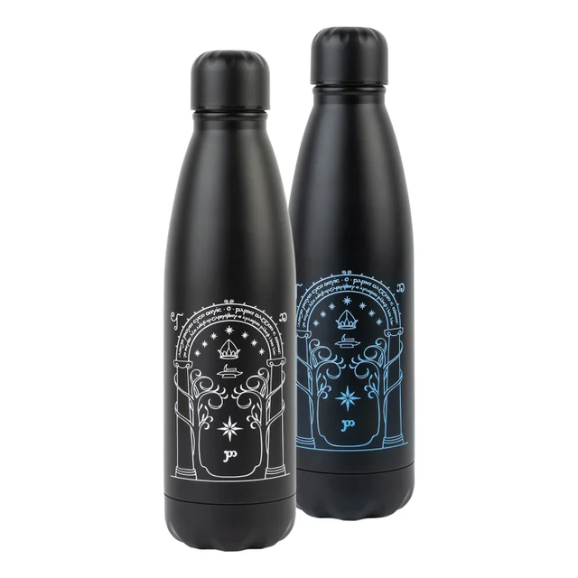 The Lord Of The Rings Moria Gate 750ml Heat Change Hot & Cold Metal Bottle