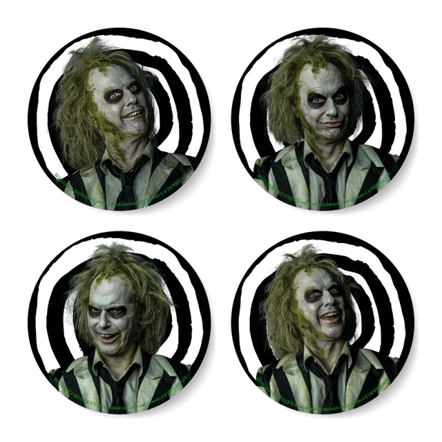Beetlejuice Sandworm Instructional Coaster Set