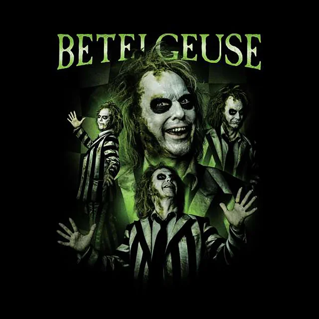 Beetlejuice Ghost With The Most Unisex T-Shirt - Black