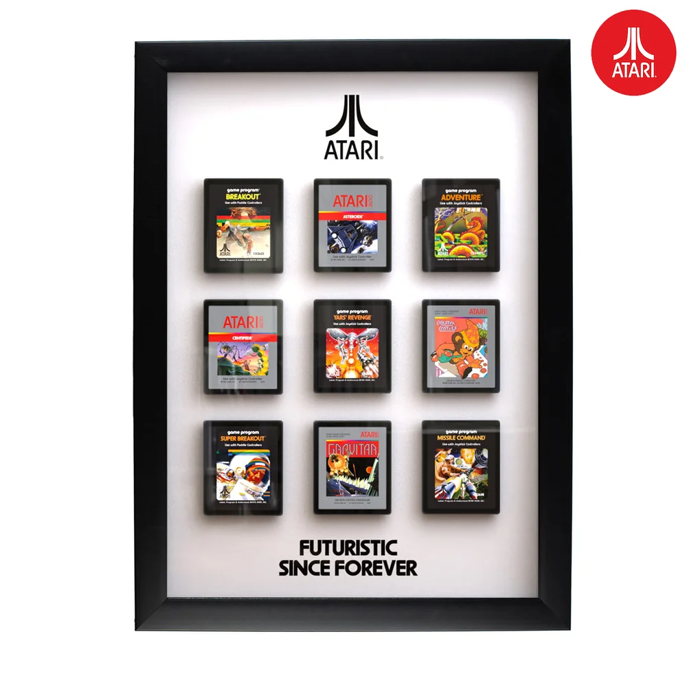 Official Atari 3D Wall Art - Cartridge Collection Image 1