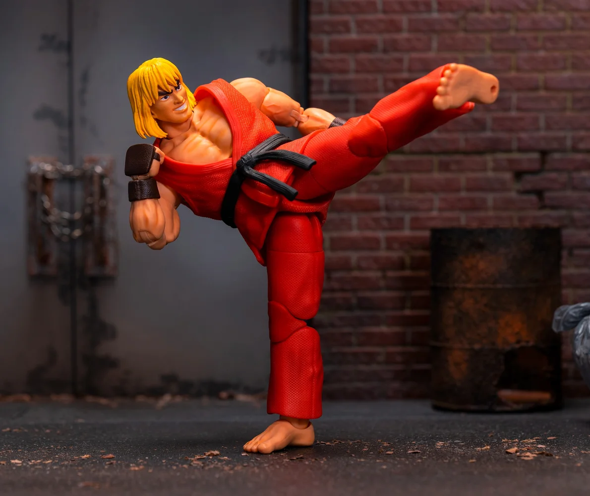 KEN MASTERS STREET FIGHTER 6" DELUXE COLLECTOR FIGURE Image 1