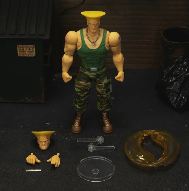 GUILE STREET FIGHTER 6 INCH DELUXE COLLECTOR FIGURE
