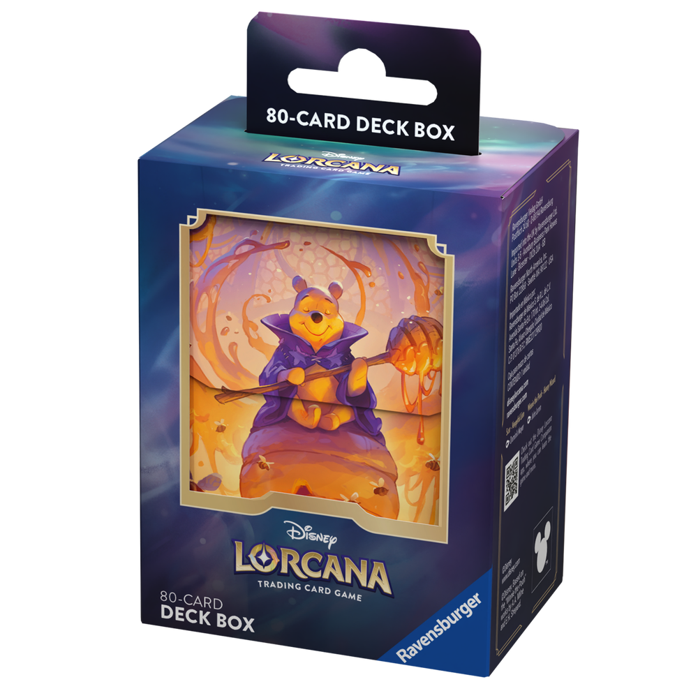 Disney Lorcana Trading Card Game Azurite Sea Pooh Deck Box Image 1